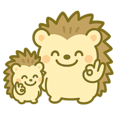 Daily Hedgehog Family Stickers