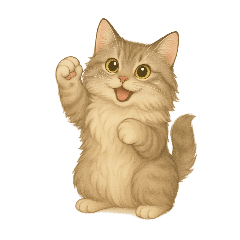 Siberian cat stickers without text.