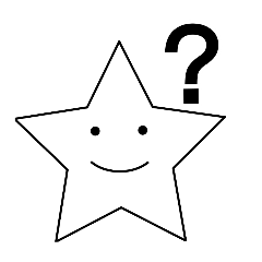 「★/ほし」のスタンプ