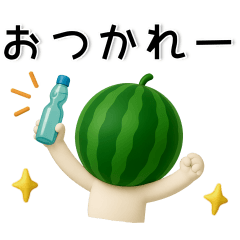 スイカ❤️日常スタンプ