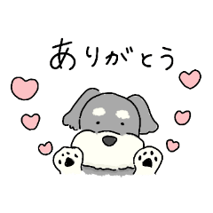 ゆるかわ♡シュナウザースタンプ