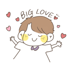 表情豊かなそばかすボーイ