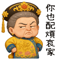 The Empress Dowager arrived.