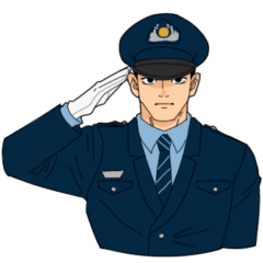 おもしろかっこいい★刑務官スタンプ