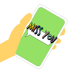 Because of miss you