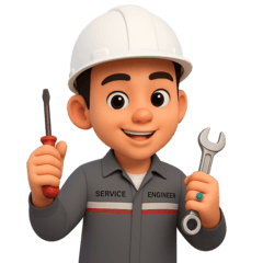 Service Engineer(Gray shop shirt) Ver.1