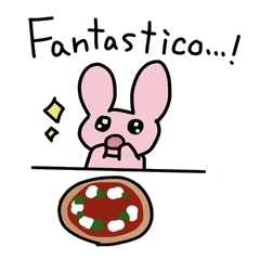 The traveling rabbit Italian Edition