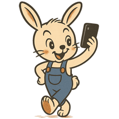 SNS Addict Bunny Posukichi Stickers – LINE stickers | LINE STORE