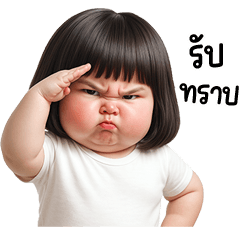 น้องแก้มยุ้ยหน้าตลก