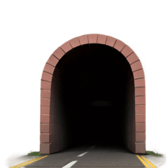 [For sticker arrangement] Tunnel
