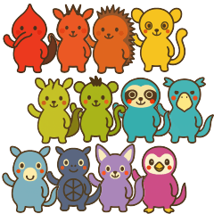 All sorts of animals