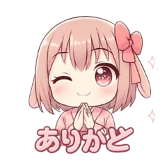 cute Rabbit-class Yukata sticker