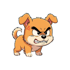 angry dog 1
