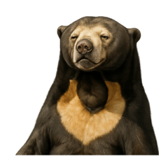I love Malayan sun bears