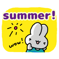 Usatalo the pop bunny in summer(English)