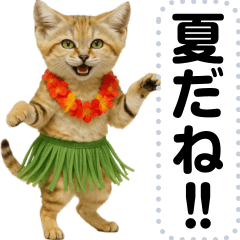 スナネコのスナちゃん☆夏のメッセージ