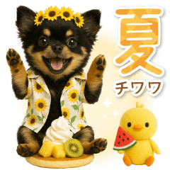 癒しチワワの「夏」の毎日