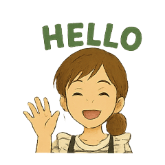 "A sweet girl at the bakery