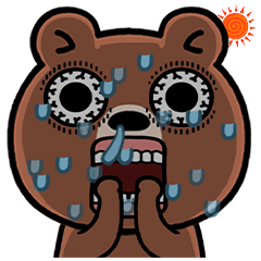 斜眼熊寶寶的夏天用語