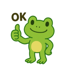カエルの夏スタンプ3