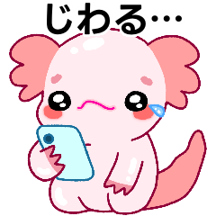 Pink Axolotl "Lupaping" Japanese