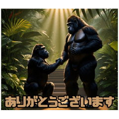 Handsome gorilla 01