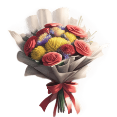 [For sticker arrangements] Bouquet