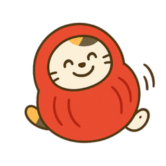 ミケ猫そらの和風インパクト