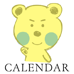 BEAR CALENDAR