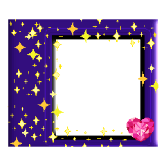 とにかくきらんきらんフレームスタンプ