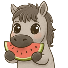 Horse Sticker Summer