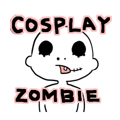 Daily life of cosplay zombies