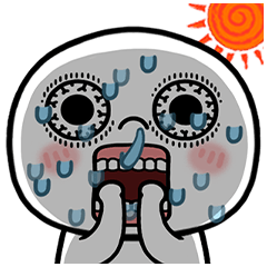 斜眼圓的人夏天用語