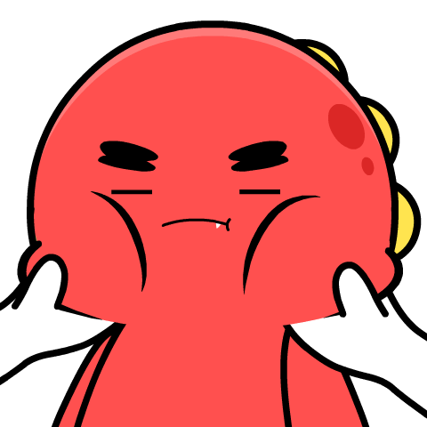 Grumpy Dino Red 3 : Pop-up stickers