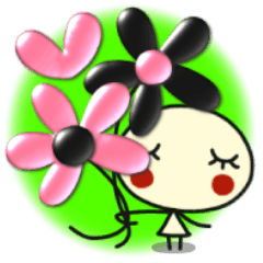 Something cute sticker. so cute too!