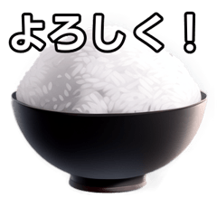 [For chatting] White rice