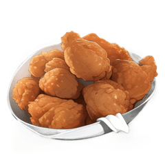 [For sticker arrangement] Fried chicken