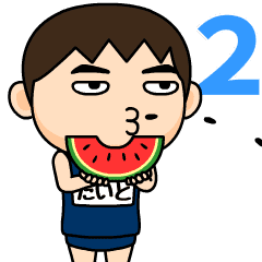 Daito wears swimming suit 2