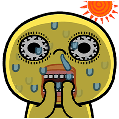 斜眼黃色小雞夏天用語