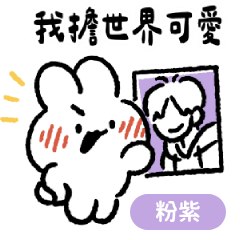 Office bunny meets their idol - mauve