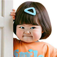 Chubby Girl Funny face120(MINI)EN