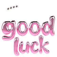 泰國泰文姓名貼圖隨你填粉紅實用英文字句