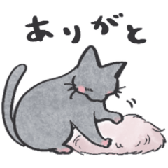 猫のロロ【日常リアクション】スタンプ