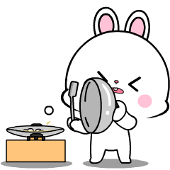 Lovely Rabbit 20 : Effect stickers – LINE stickers | LINE STORE