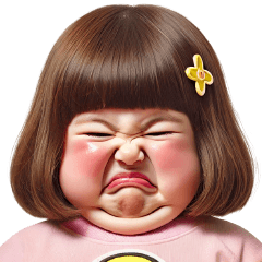 Chubby Girl Funny face121(BIG)No Text
