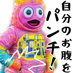 Simple Japanese costume stickers2
