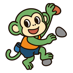 Bouldering Monkey - 40 Daily Stickers