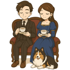 Afternoon Tea with Charlotte and Arthur