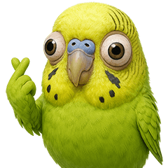 Grossly ugly cute11(Budgerigar)
