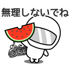 Motorcycle fan sticker No.24